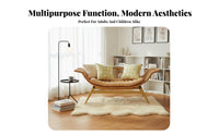 Single Sofa Chair with Armrests Woven Supportrest Armchair Contemporary Aesthetic Ergonomic Shape for Balcony, Living Room