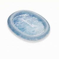 Oval Pet Cooling Mat Electricelectricity-Free Cooling Mat with Raised Border Safe Pet Sleeping Pad Reinforced for Floor