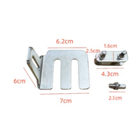 Metal Drum Pedal Bracket with Bolts Secure Drum Pedal Beater Accessory Compact Hardware Sturdy for Drummers