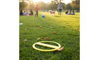 Reusable Frisbee Hoop Hollowcenter Design Flying Hoop Disc Long-Lasting Throw and Retrieve Disc Lightweight for Pets, Kids, Park, Yard