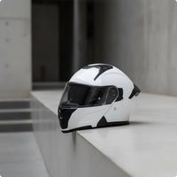 Modular With | DOT Approved, Scratch-Resistant, Modular Helmet with Rear LED Lights, for Street Riding