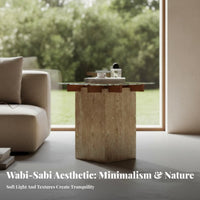 Pebble-Shaped Coffee Table Wabi-Sabi aesthetic Sculptural Coffee Table Organic Shape Minimalist Design for Homeowners, Showroom
