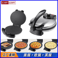 跨境出口美规欧规薄饼机大饼机春饼机家用电饼档春卷ROTI MAKER 美规