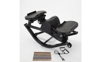 Lateral Stepper Compact Stepper with Resistance Bands Electronic Step Machine for Beginners, Apartment