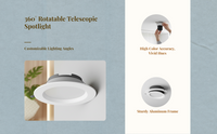 Dimmable LED ceiling spotlight