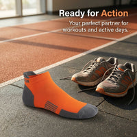 Ankle Socks for Men with Breathable Mesh and Odor Resistant Material, No Show Running for Summer Wear, Daily Casual Use Blend