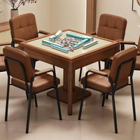 Upholstered Chair with Metal Frame Open-Arm Chair with Armrests Comfortable Furniture for Telecommuting Professionals