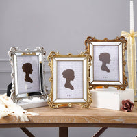 French Design Resin Frame Luxury Look Vintage Tabletop Frame for Bedroom
