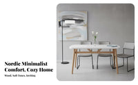 Rectangular Dining Table Set Dining Table Dining Chair Kitchen Table Space Saving Sturdy Construction Suitable for Restaurant Coffee Shop Morning Corner Home Decoration