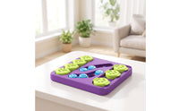 Puzzle Toy with Sliding Covers Boredom Reducer Pet Puzzle Toy IQ Training Interactive Treat Dispenser for Cats, Indoor Play