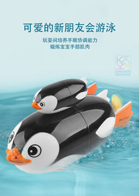 定制电动潜水企鹅沐浴戏水玩具企鹅游水玩具儿童夏天洗澡益智玩具