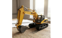 RC Digger Toy 360° Rotation Alloy Digger Toy Lights and Sounds for Outdoor
