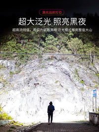硕森2026新款强光充电手电筒超亮户外登山夜爬超长续航大容量便携