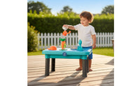 Plastic Beach Table with Accessories Portable Sand and Water Table Compact Toy Hands-on for Children, Garden