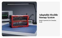 Multi-Compartment Parts Organizer Wall-Mountable Multi-Drawer Chest