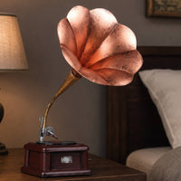 Metal Gramophone Ornament Vintage-Style Gramophone Ornament Decorative Sculpture for Decorators, Cafe, Display Shelves
