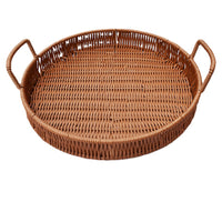 Handmade Rattan-Style Basket for Fruits and Snacks