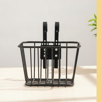 Bike Basket with Mounting Hardware Hook on Front Cycle Basket Detachable for Neighborhood Rides