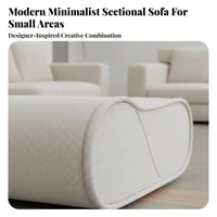 Sectional Block Sofa Minimalist Design Sectional Couch Flexible Combination Designer Inspired for Hotel Lobby