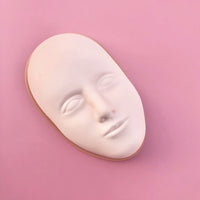 5D Embroidery Practice Fake Skin Full Face Practice Skin with Eyebrow Eye Lip Modules