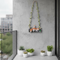 Squirrel Swing Ornament Cute Tree Swing Squirrel Statue Cartoon Design