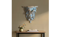 Cherub Wall Shelf Ornate Baroque Wall Shelf Sculptural for Hallway, Bedroom