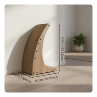 L-Shaped Cat Scratcher Wear-Resistant Vertical Cat Scratching Pad Low-Shedding Pet Supplies for Cats, Kittens, Indoor