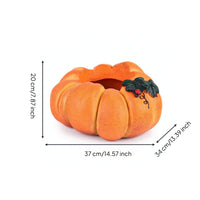 Pumpkin Planter Decorative Pumpkin Plant Pot Festive for Garden, Courtyard