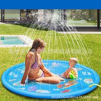 Inflatable Splash Play Mat for Kids, Outdoor Sprinkler Pad for Toddlers and Children