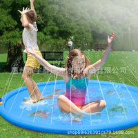 Inflatable Splash Play Mat for Kids, Outdoor Sprinkler Pad for Toddlers and Children