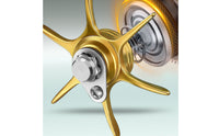 DC Reel Anti-Line Snag DC Baitcaster 7.3:1 Gear Ratio Digital Control Reel for Anglers