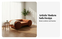 Straight-Line Three-Seater Sofa Light Luxury Living Room Seating Italian design Minimalist Design for Apartment Dwellers, Office