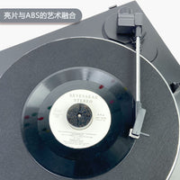 黑胶大孔唱片适配器爆款LP45转唱碟转换器稳定器 碟机ABS配件跨境.