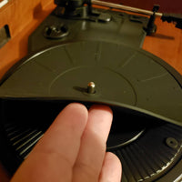 Turntable Platter Mat Silicone Platter Slipmat Vibration-Dampening Slipmat for Vinyl Collectors