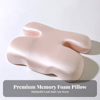 Skin-Friendly I-Shaped Beauty Pillow Aids Back Sleeping Face Cradle Pillow Breathable for Skincare Enthusiasts, Adults, Sleep, Napping, Home