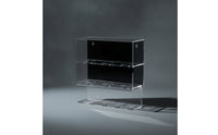 Baseball Display Box with Acrylic Stand Wall Mount Baseball Display Case with Stand Tabletop for Collectors, Sports Room, Collector Shelf
