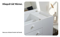 Rolling Vanity Organizer Compartmentalized Design Rolling Makeup Cart for Women