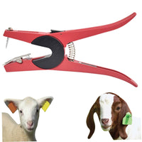 Auto Return Pig Ear Marker Pliers Aluminum Alloy Livestock Ear Marker Pliers Multiuse for Farmers, Ranchers