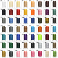 210D Waxed Thread for DIY Jewelry Making, Braiding, and Craft Projects - 1.0mm Flat Waxed Cord