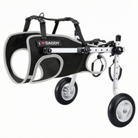 Adjustable Dog Wheelchair Lightweight Hind Leg Support Vehicle Mesh Textile