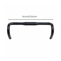 Flared Drop Bar Stable Handling Flared Gravel Bar Ergonomic Grip for Cyclists