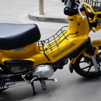 CC110 Luggage Rack Spring Clip Motorcycle Cub Rear Rack Includes Mounting Hardware Motorcycle Cargo Carrier