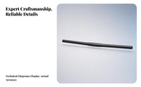 Tapered Bike Handlebar Gently Curved Straight Handlebar