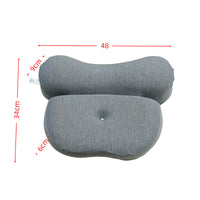 Memory Foam Cervical Pillow with Contoured Shape for Beauty Salons