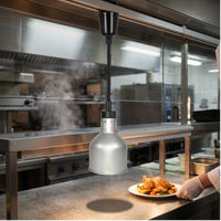 Adjustable Height Food Warming Lamp | overhead mount Mount, Commercial Food Warmer Light, for Cafeterias