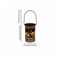 Solar Flower Light Waterproof Decorative LED Lantern Long Runtime for Yard, Lawn