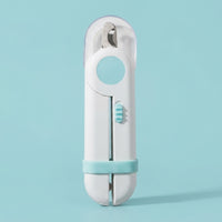 Nail Clippers with LED Lights for Dog Grooming, Stainless Trimmer with Built-in Nail File, Easy to Use Tool for Small Animals