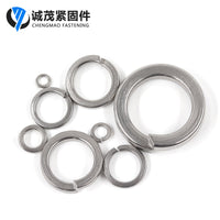 Stainless Steel Split Lock Washers for Industrial and Construction Applications