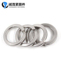 Stainless Steel Split Lock Washers for Industrial and Construction Applications