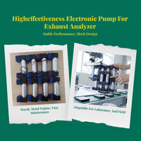 Gas Detection Pump, Electronic Collection Pump, Portable Analyzer for Commercial Use, Leak Detection, Calibration